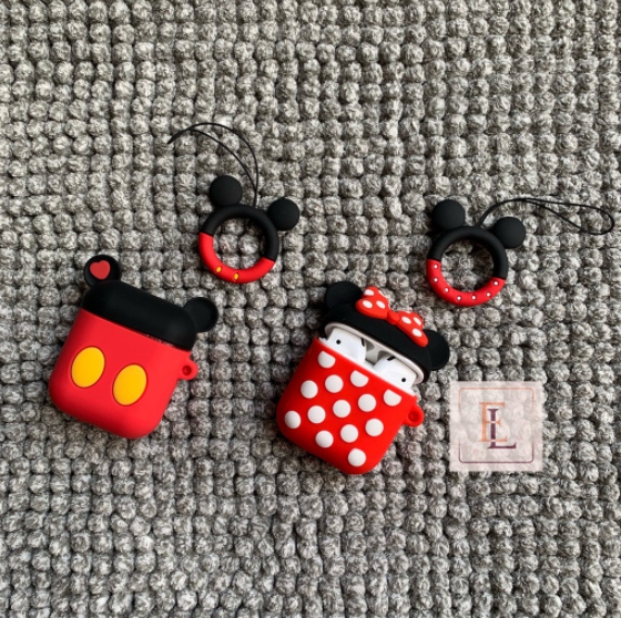 Airpodcs Case Mickey Mouse Silicone 3d