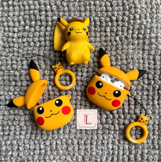 Airpods Case Silicone Pikachu 3D