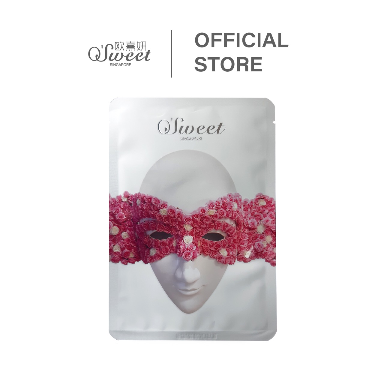 O'Sweet Singapore Rose Essence Brightening Mask 1 Pcs