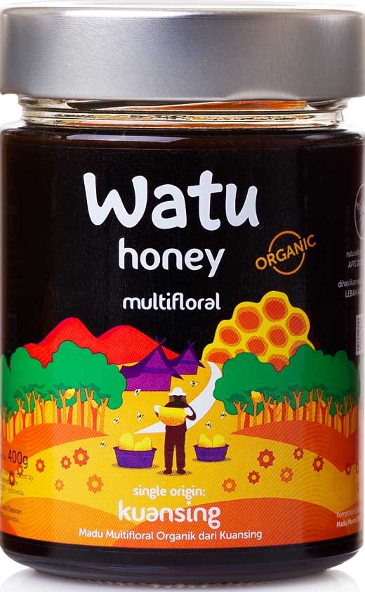 Watu Multifloral Honey - Kuansing (Riau) ORGANIC Certified 400gr