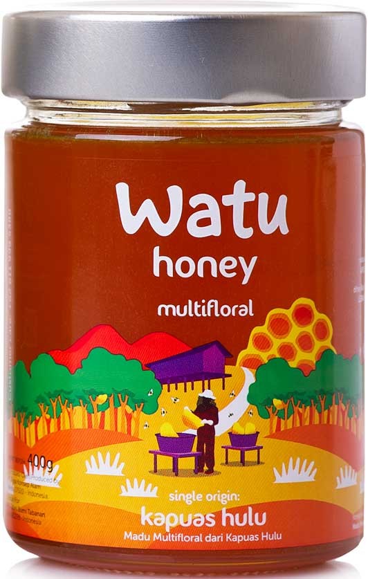 Watu Multifloral Honey - Kapuas Hulu (West Kalimantan) 400gr