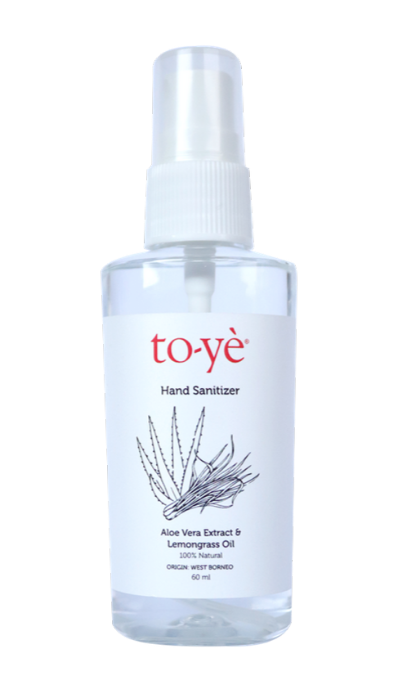 Hand Sanitizer Lemongrass 100% Natural 60ml