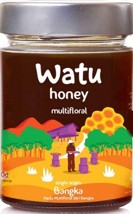Watu Multifloral Honey - Bangka 400gr