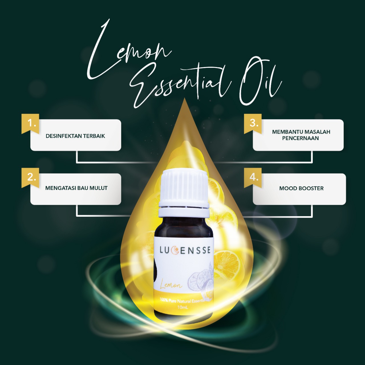 Lucensse Lemon Essential Oil 10 Ml